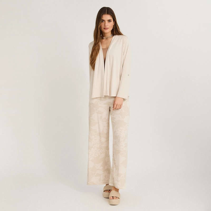 TAPADO MANGA ROLL UP BEIGE - 4