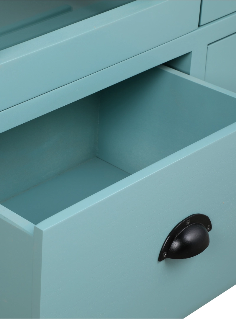 VITRINA MUEBLES NATIVA TURQUESA LINDEROS - 6