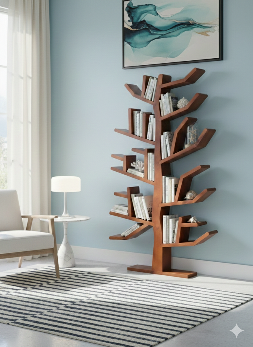LIBRERO ARBOL MUEBLES NATIVA - 6