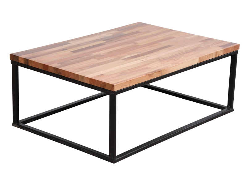 MESA CENTRO MUEBLES NATIVA INDUSTRIAL RUSTICA - 1