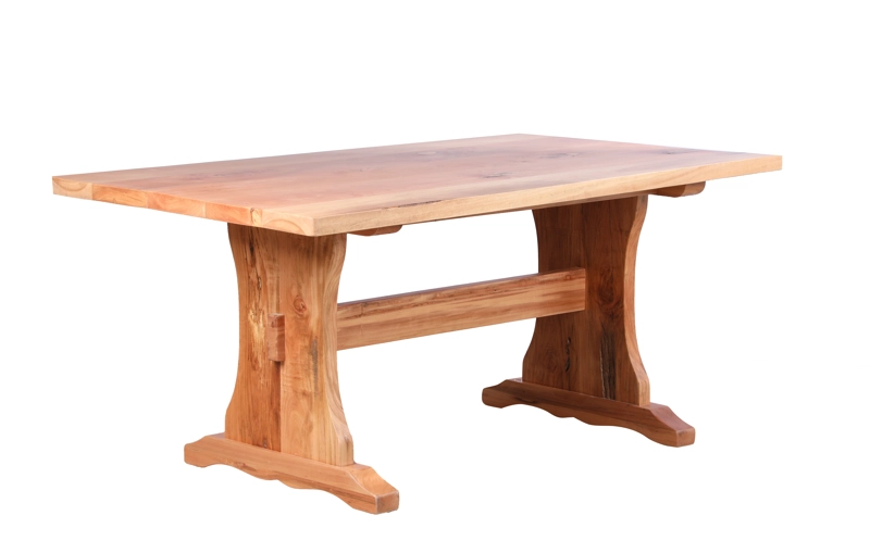 COMEDOR FRAILE 100 X 180 CON 6 SILLAS TAPIZ GRIS MUEBLES NATIVA - 3