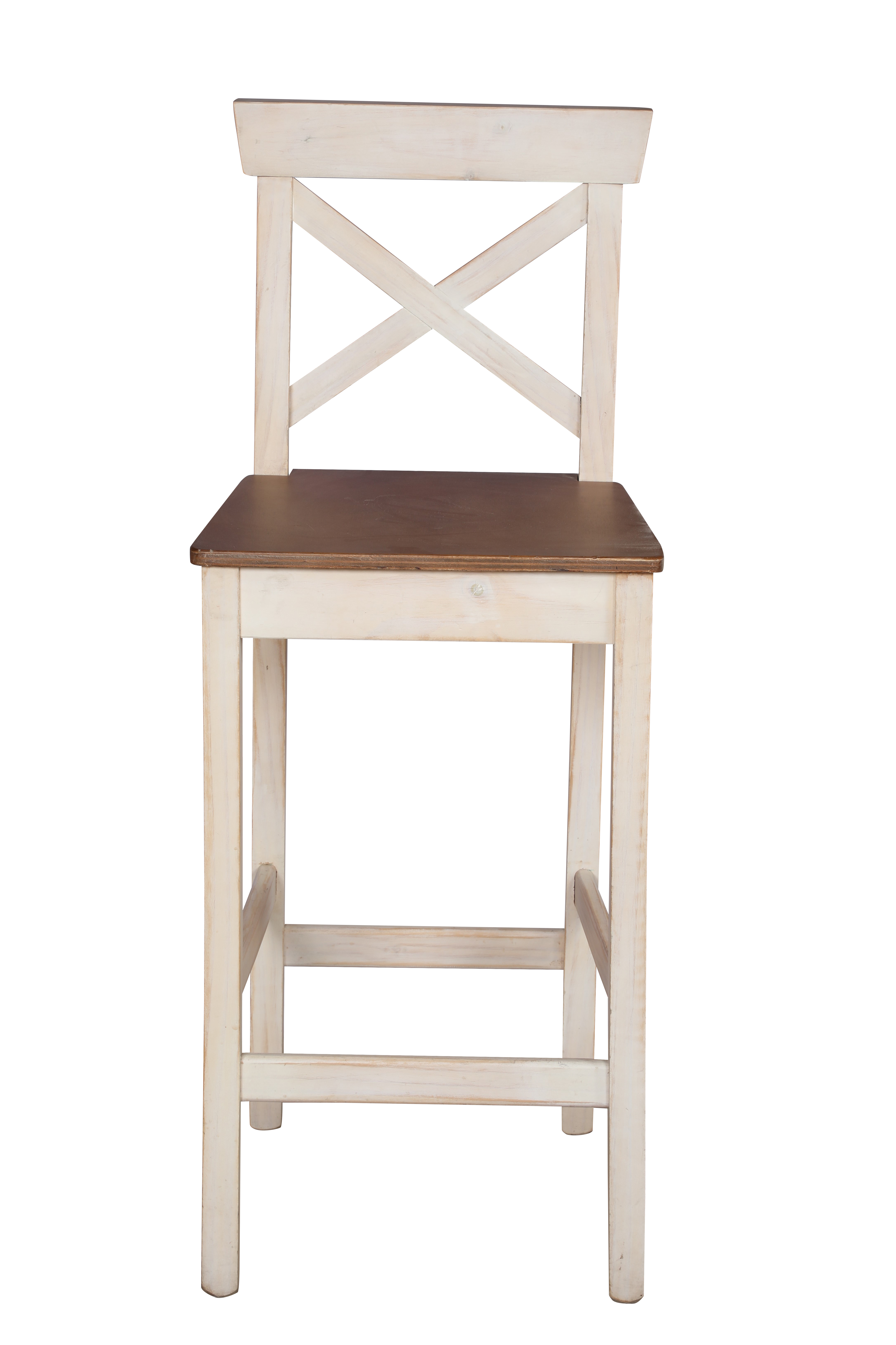 TABURETE O PISO MUEBLES NATIVA MADERA BLANCO INVIERNO - 3