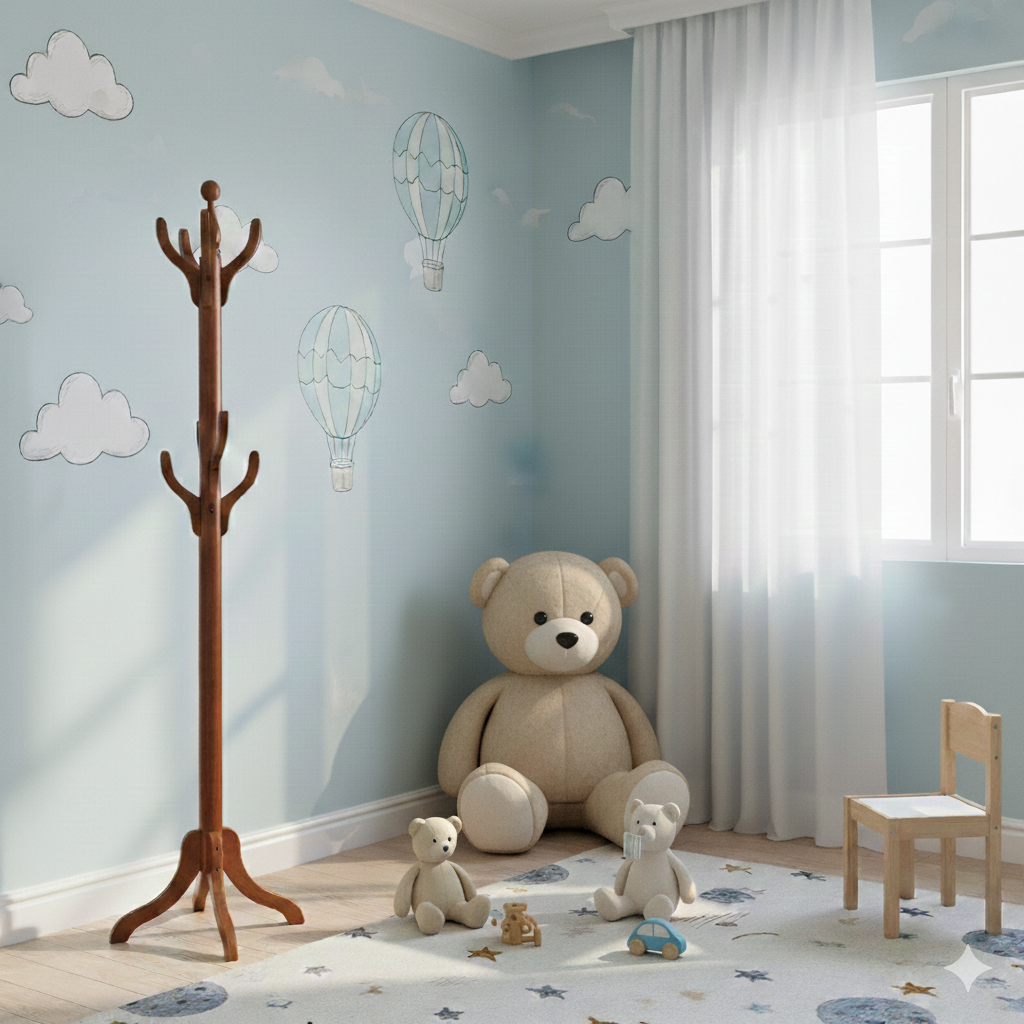 PERCHERO MUEBLES NATIVA MADERA - 4