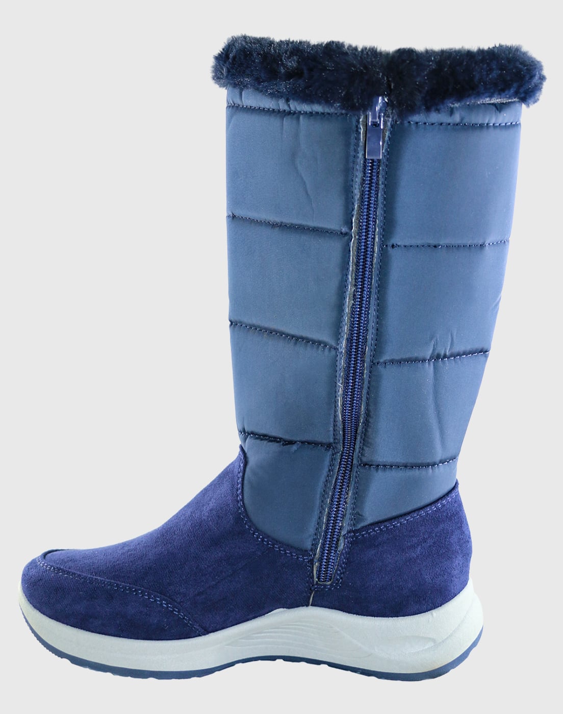 BOTAS MUJER DANICOLLE AZUL MEDIA PIERNA PARKA - 3