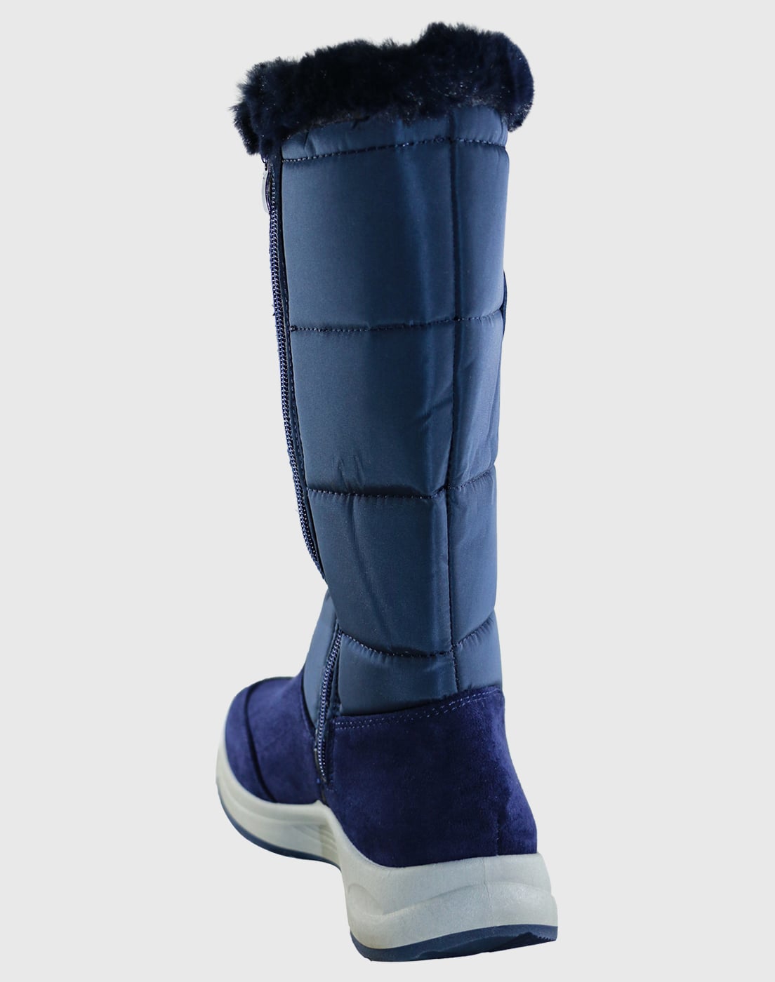 BOTAS MUJER DANICOLLE AZUL MEDIA PIERNA PARKA - 4