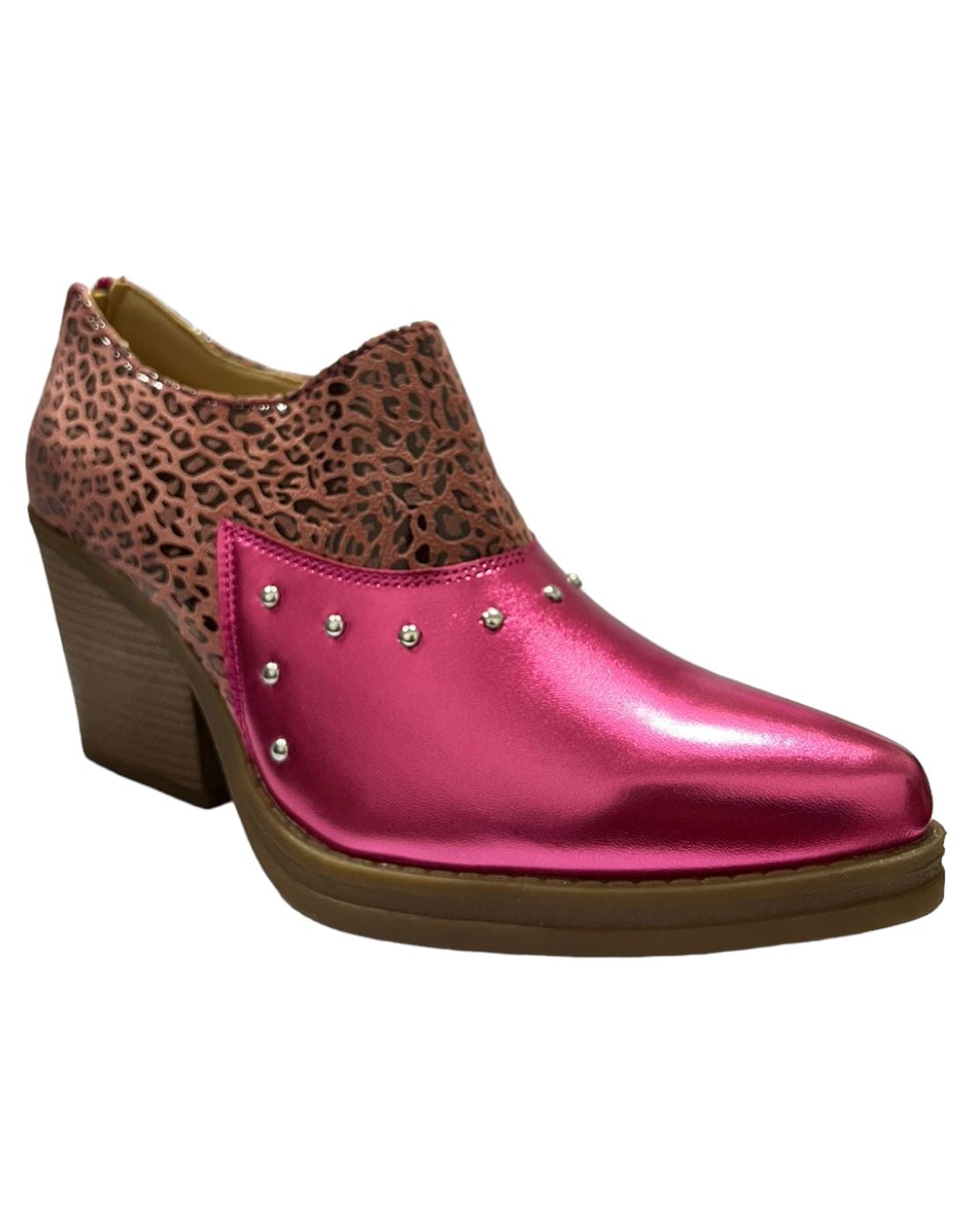 BOTÍN FUCSIA DESING CASUAL - 1