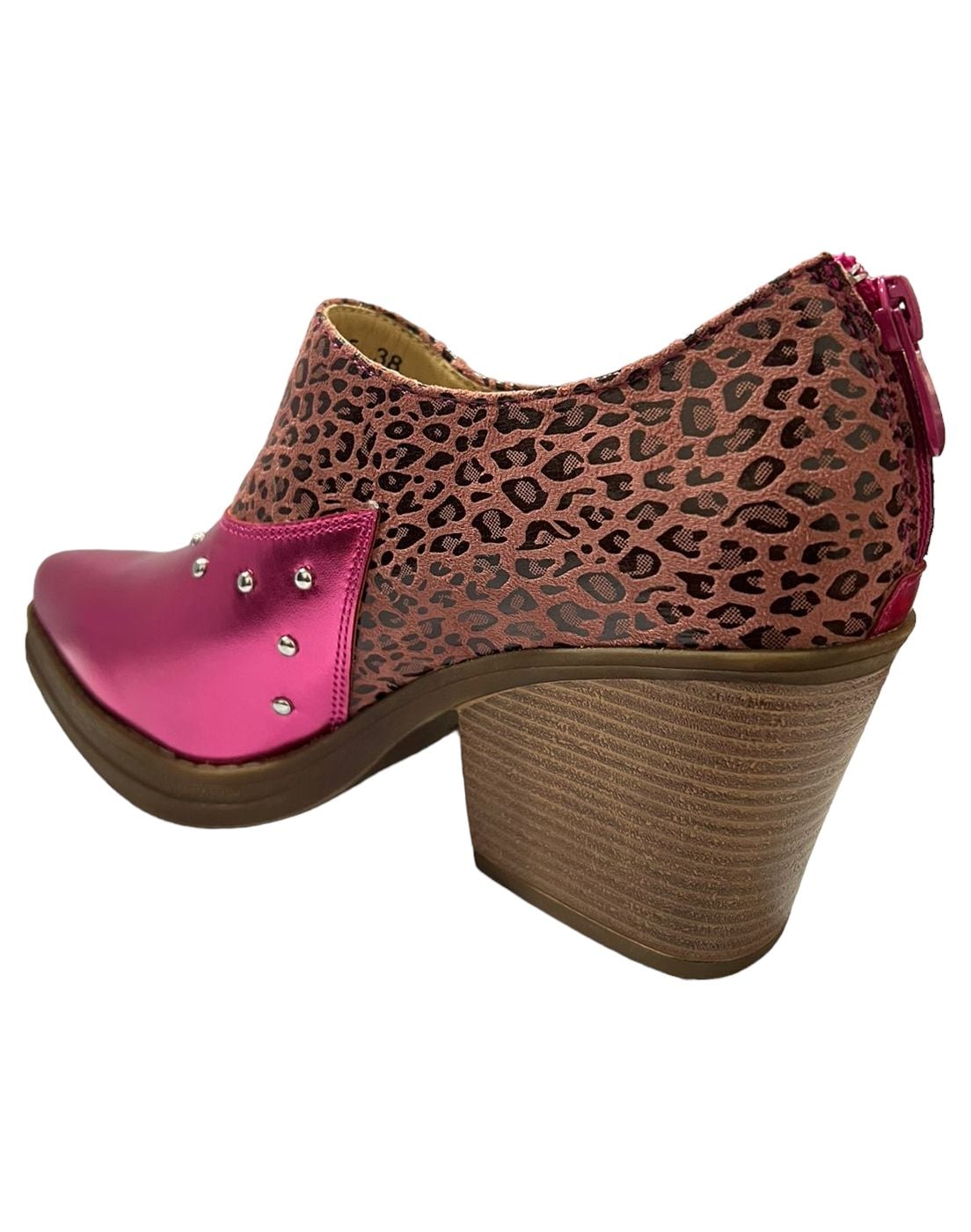 BOTÍN FUCSIA DESING CASUAL - 4