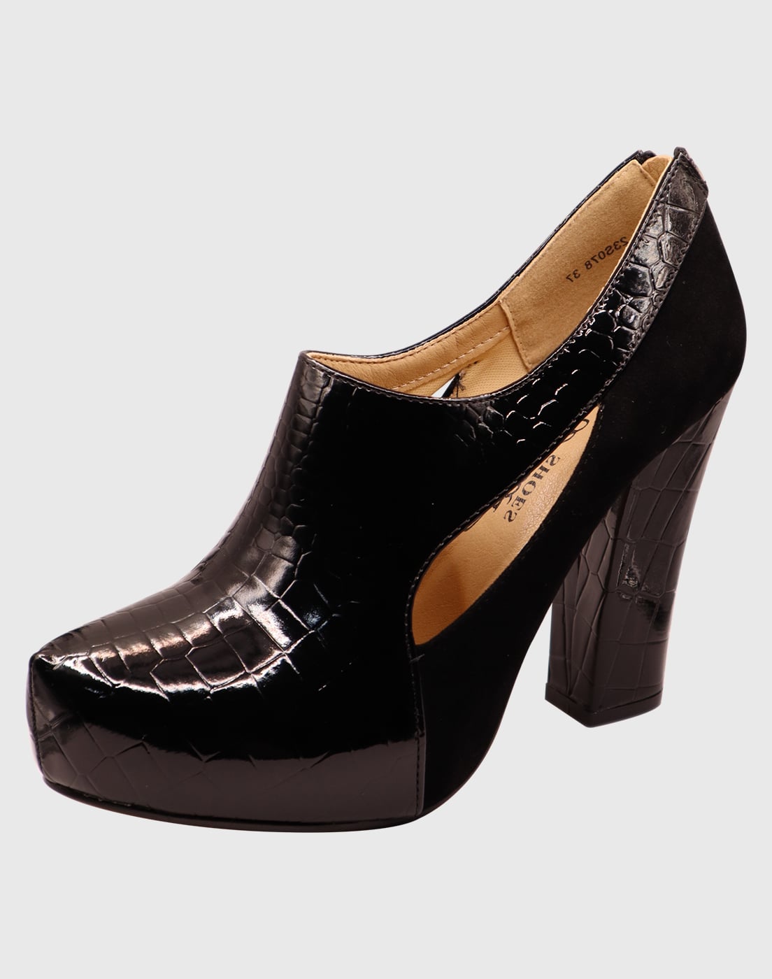 ZAPATO TACO WHO NEGRO - 1
