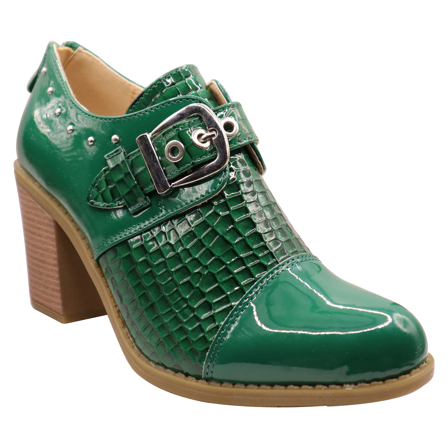 BOTIN CORREA HEBILLA VERDE - 1