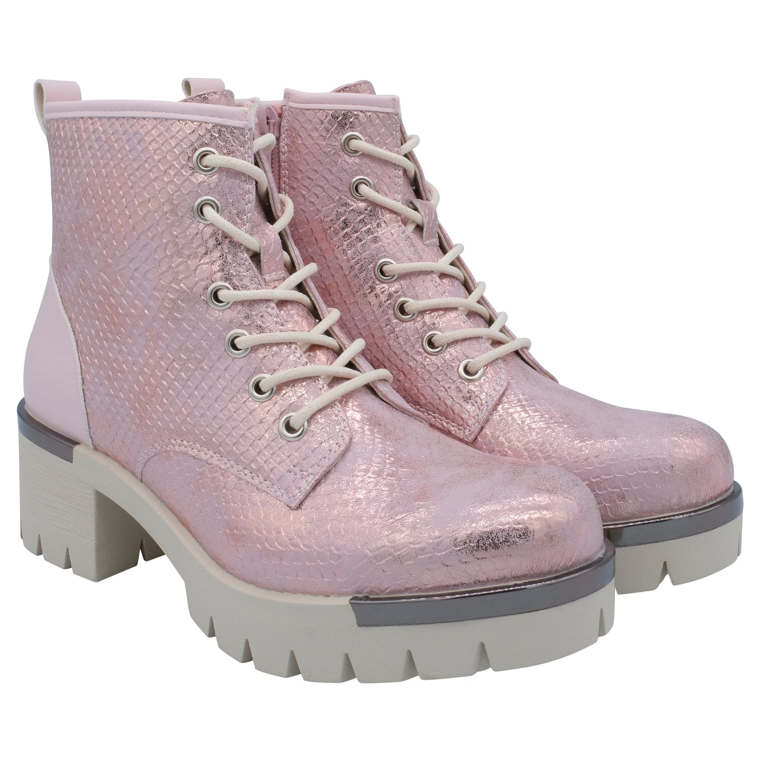 BOTOTO ROSADO MEDIO SNAKE CASUAL - 2