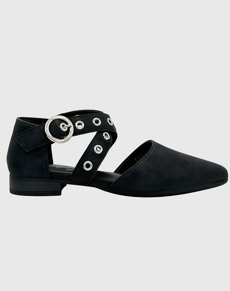 BALLERINAS MUJER DANICOLLE NEGRO DA23033NEGRO PARA PLANA ECOCUERO - 5
