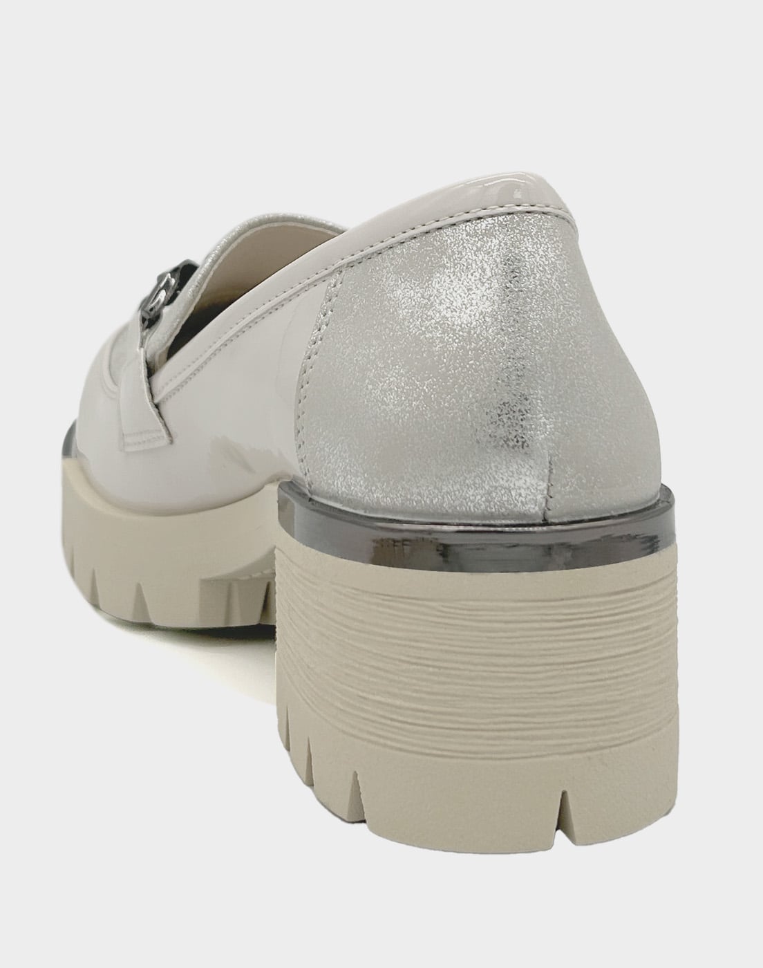 MOCASINES MUJER DANICOLLE PARA CON TACO Y CADENA DA24052BLANCO - 5