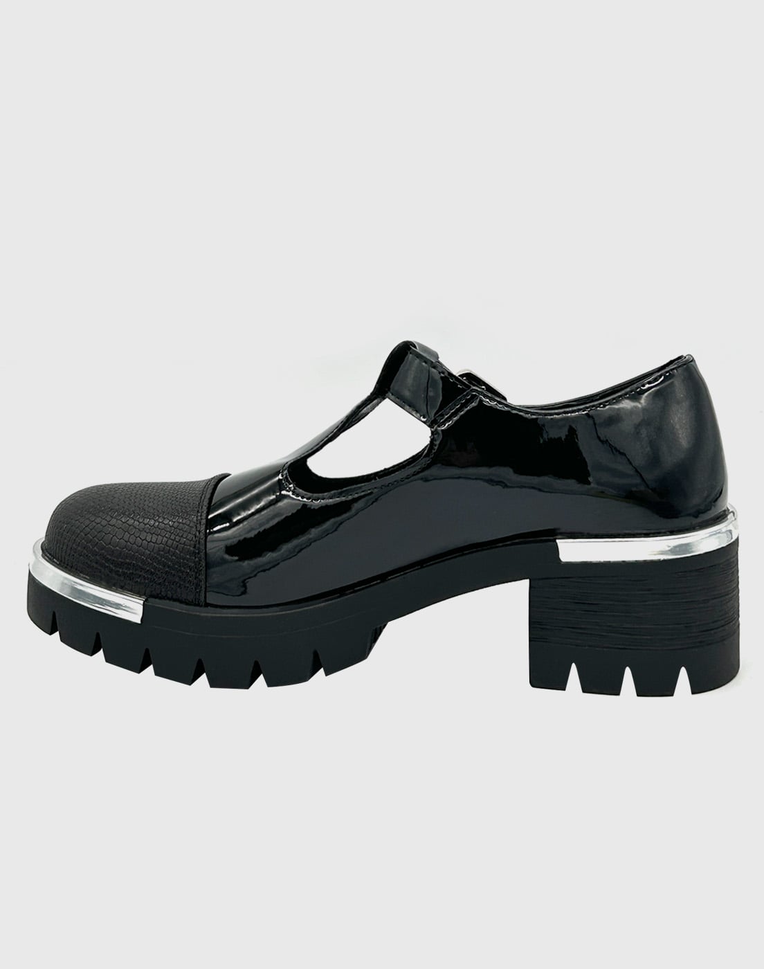 ZAPATO PARA MUJER CON TACO BAJO MARY JANE NEGRO - 2