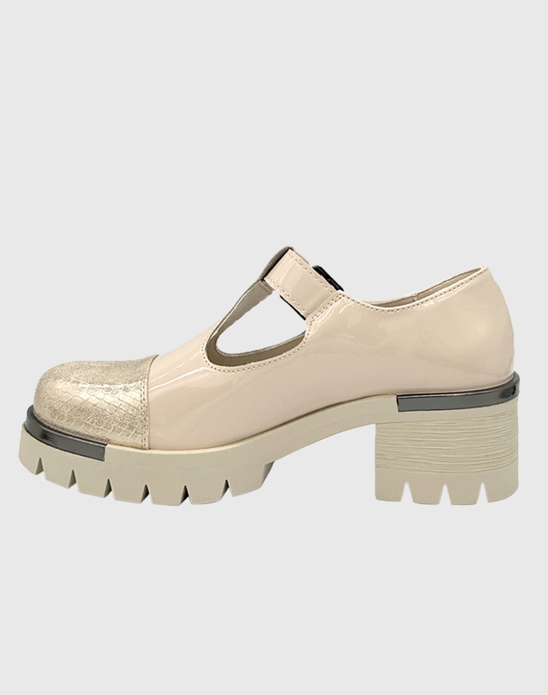ZAPATO PARA MUJER CON TACO BAJO MARY JANE BLANCO - 2