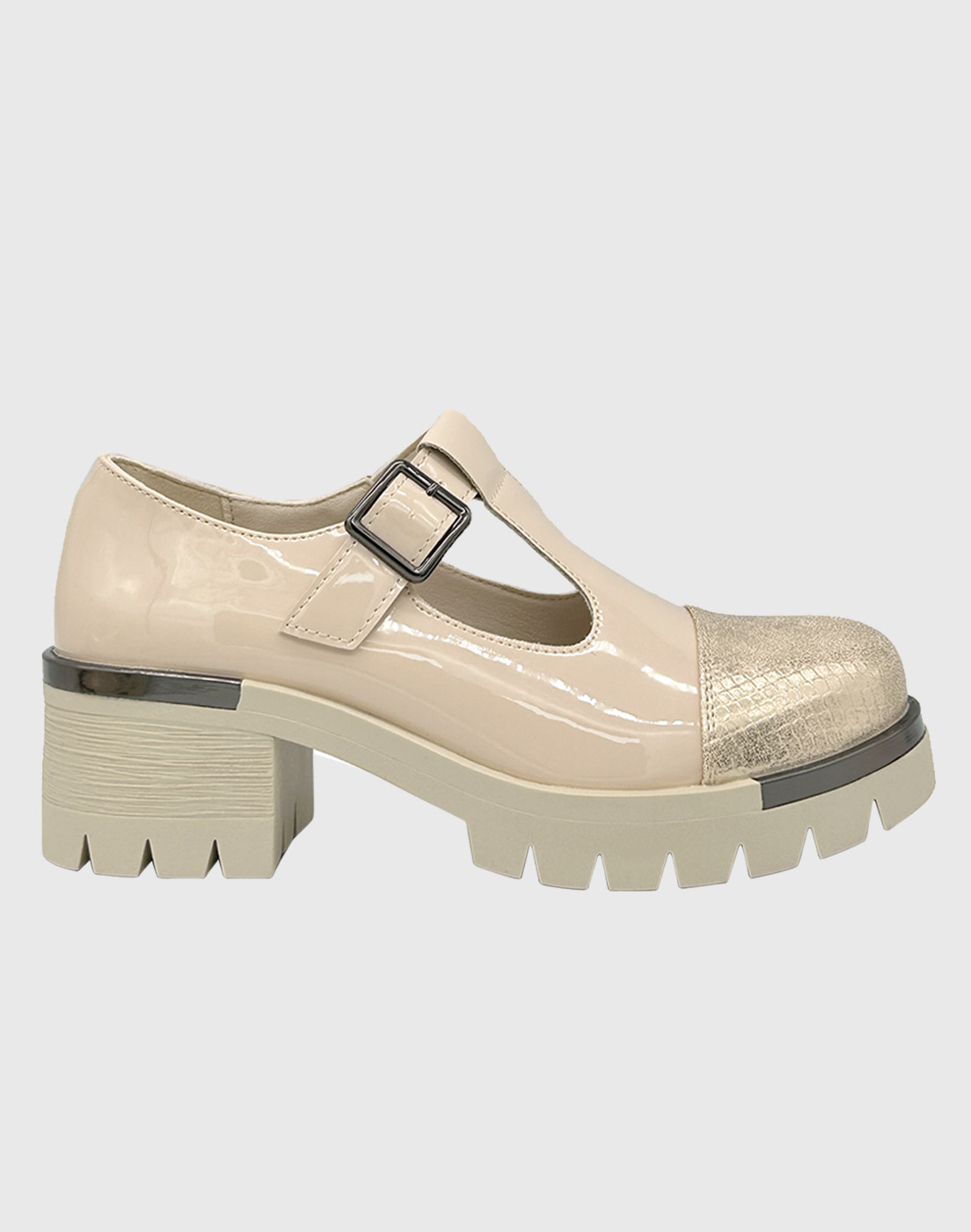 ZAPATO PARA MUJER CON TACO BAJO MARY JANE BLANCO - 4