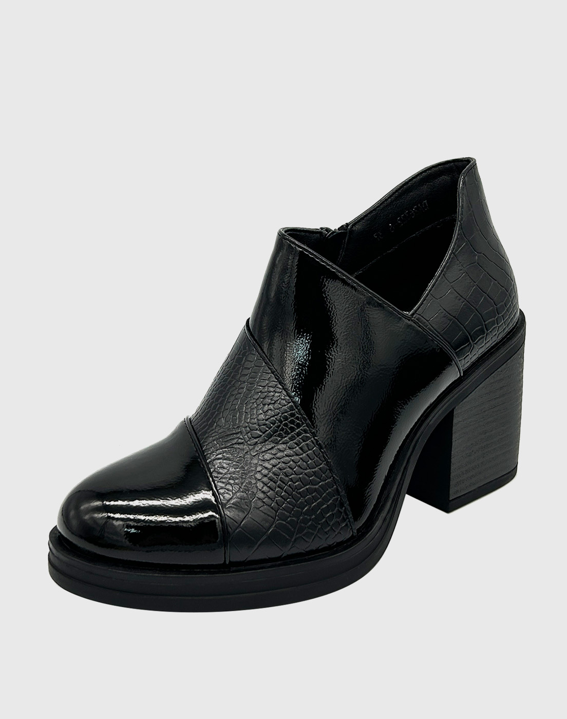 BOTIN PARA MUJER CHAROL CON TACO NEGRO - 1
