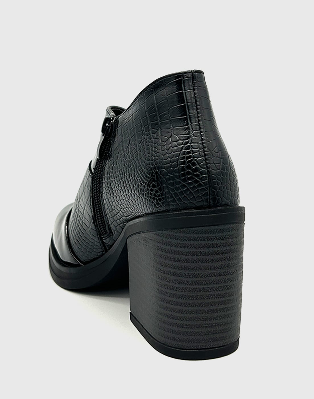 BOTIN PARA MUJER CHAROL CON TACO NEGRO - 5