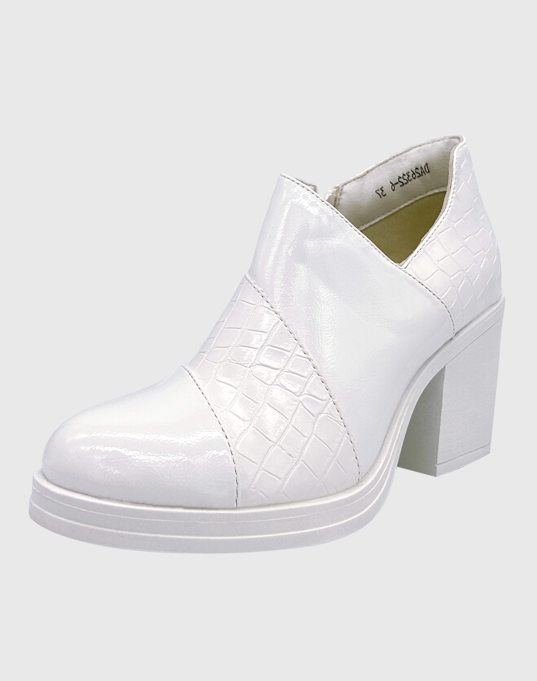 BOTIN PARA MUJER CHAROL CON TACO BLANCO - 1