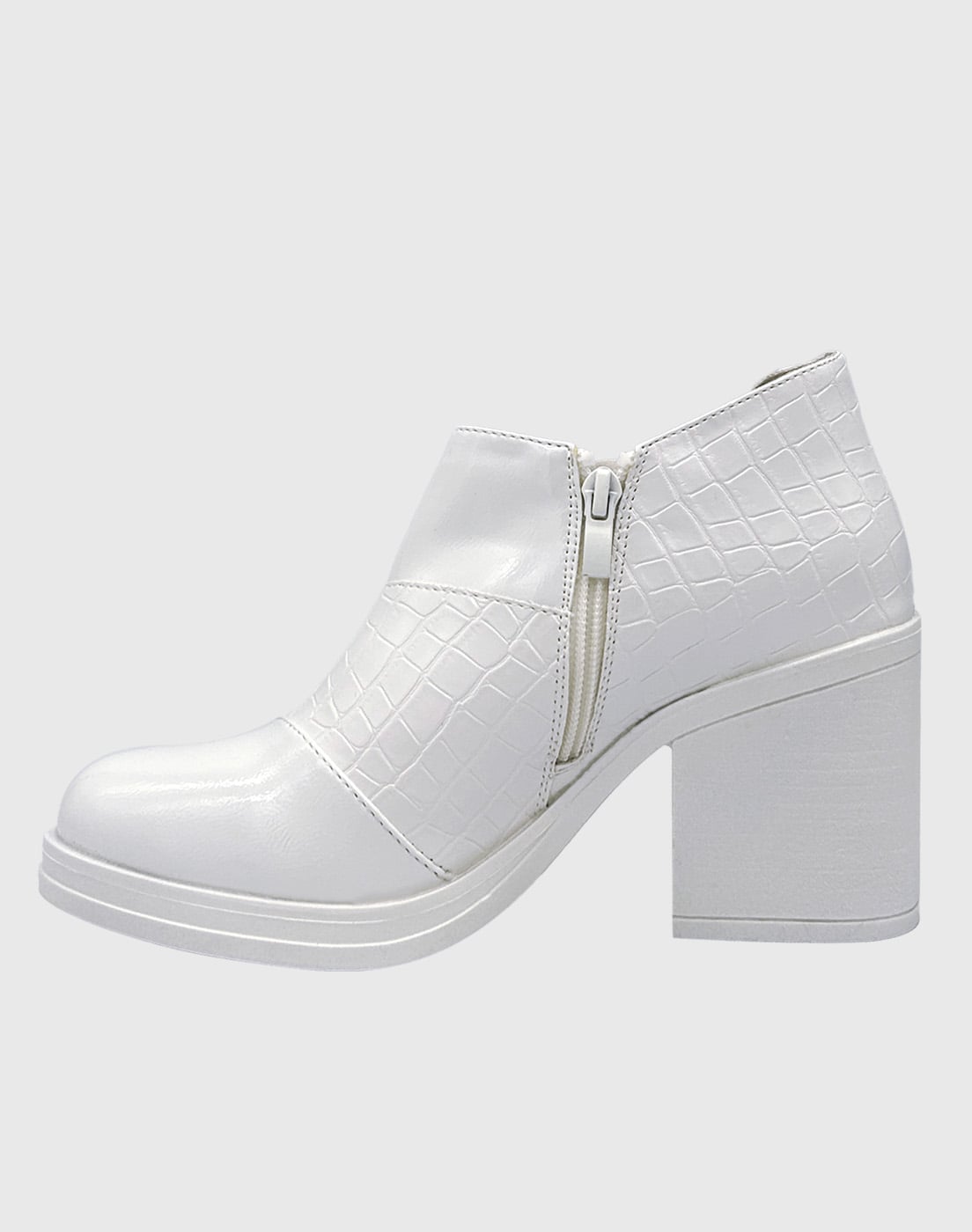 BOTIN PARA MUJER CHAROL CON TACO BLANCO - 2