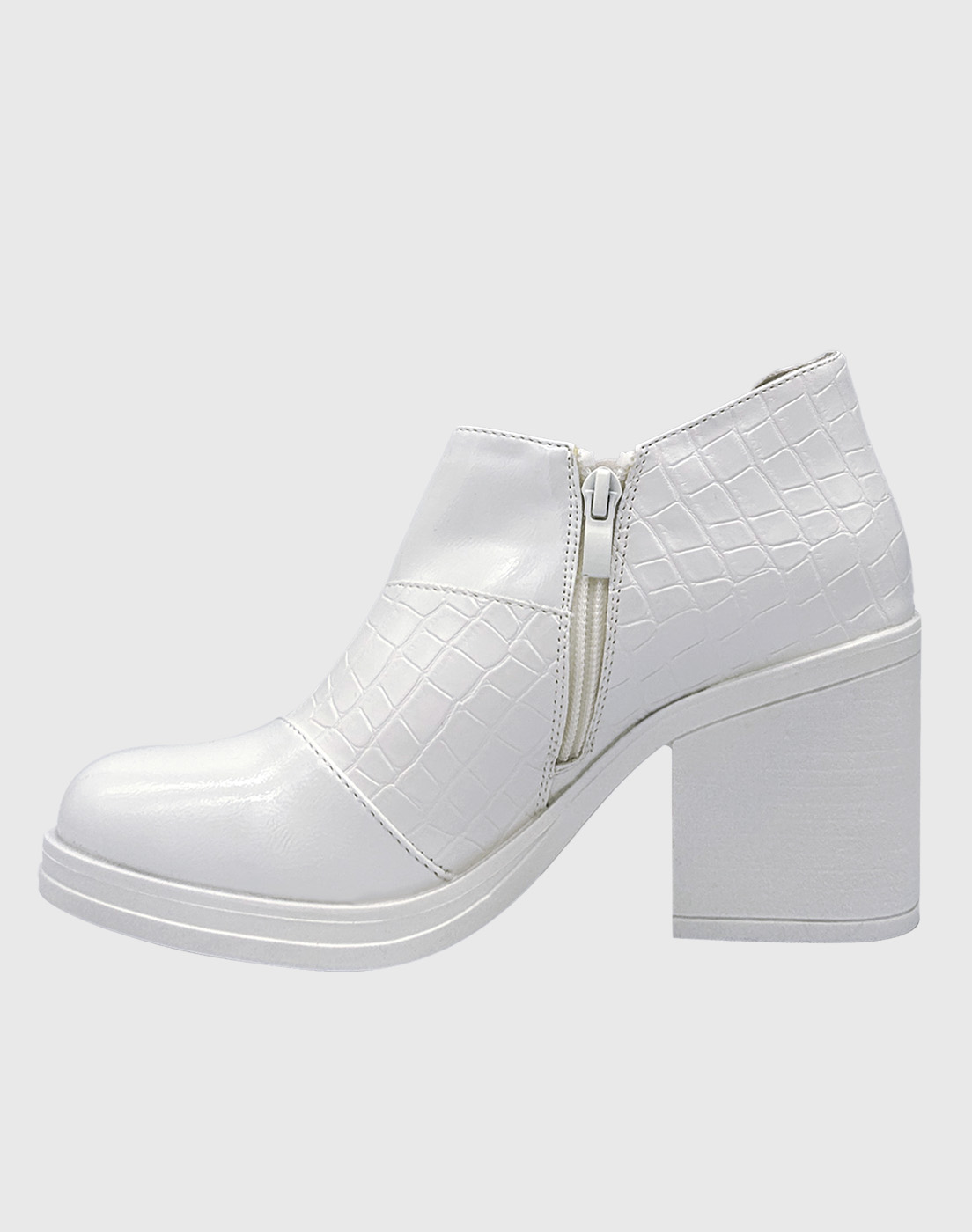 BOTIN PARA MUJER CHAROL CON TACO BLANCO - 2