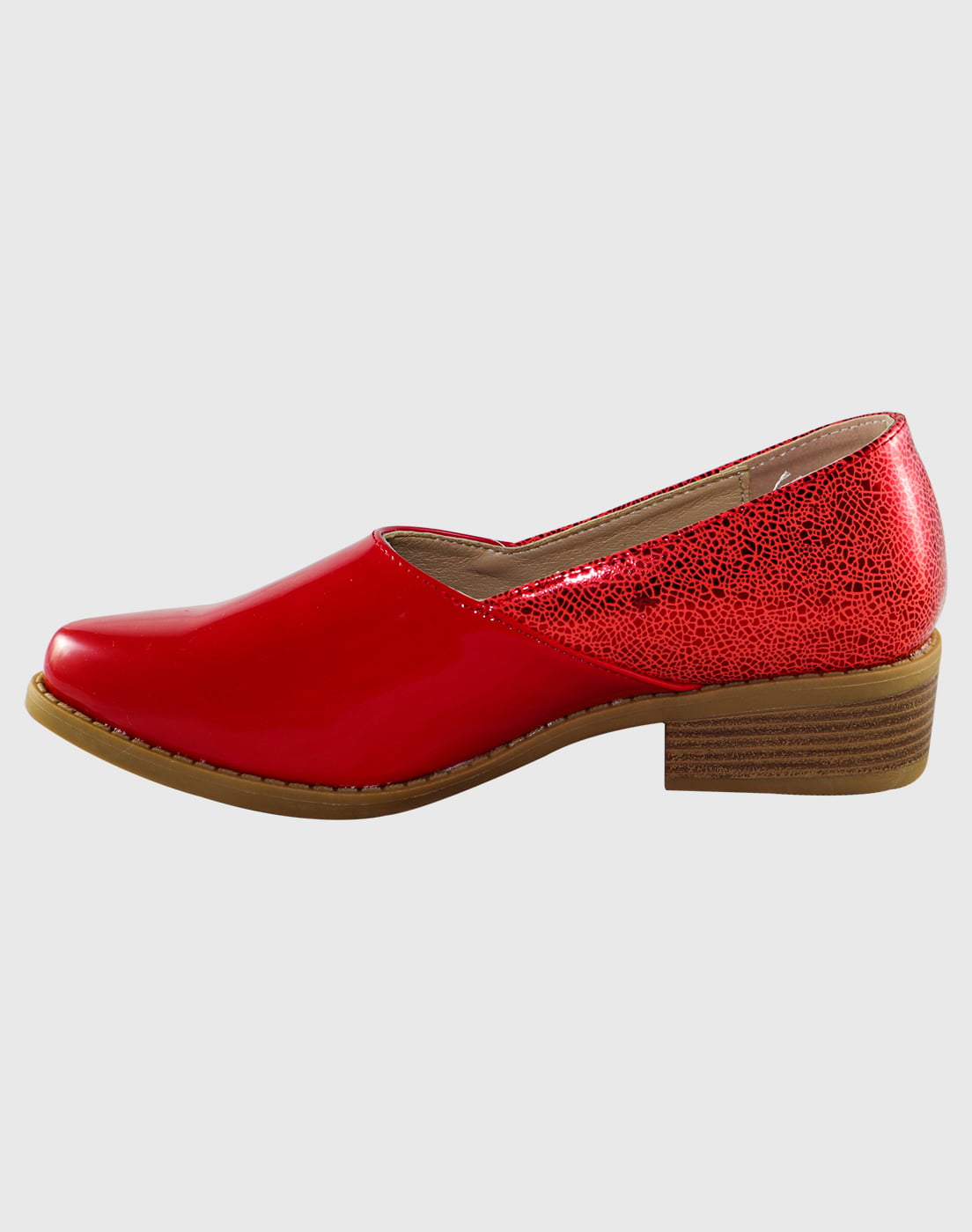 ZAPATO BAJO MIRROR ROJO - 3