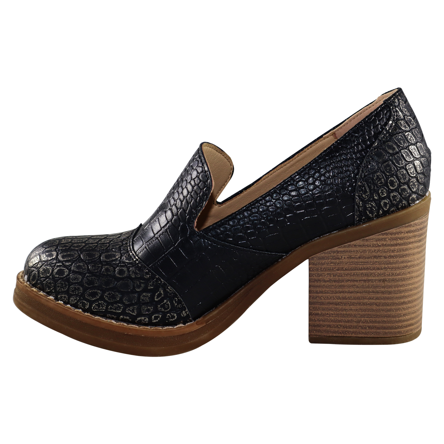 BOTIN ALTO CROCO SCALES NEGRO - 2