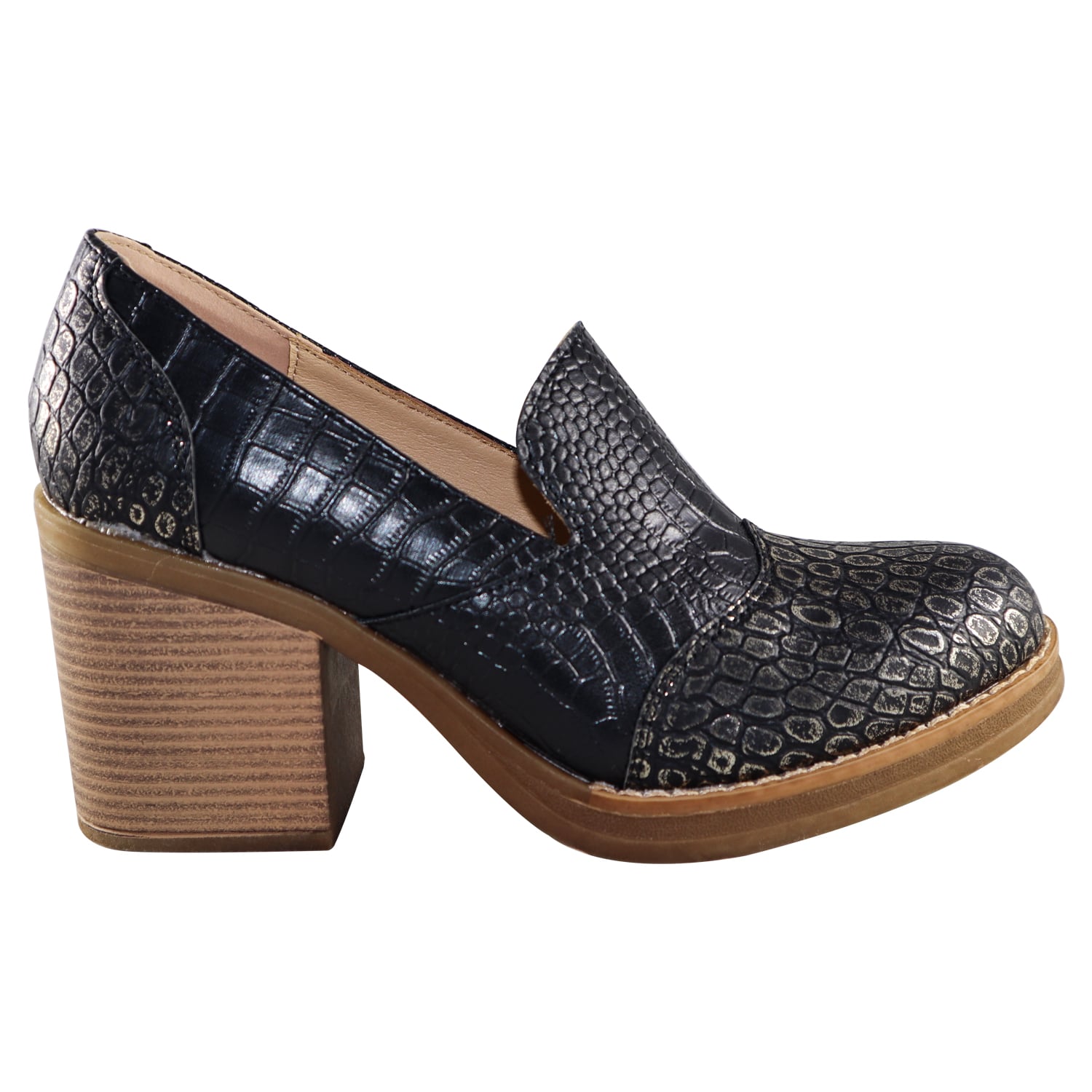 BOTIN ALTO CROCO SCALES NEGRO - 3