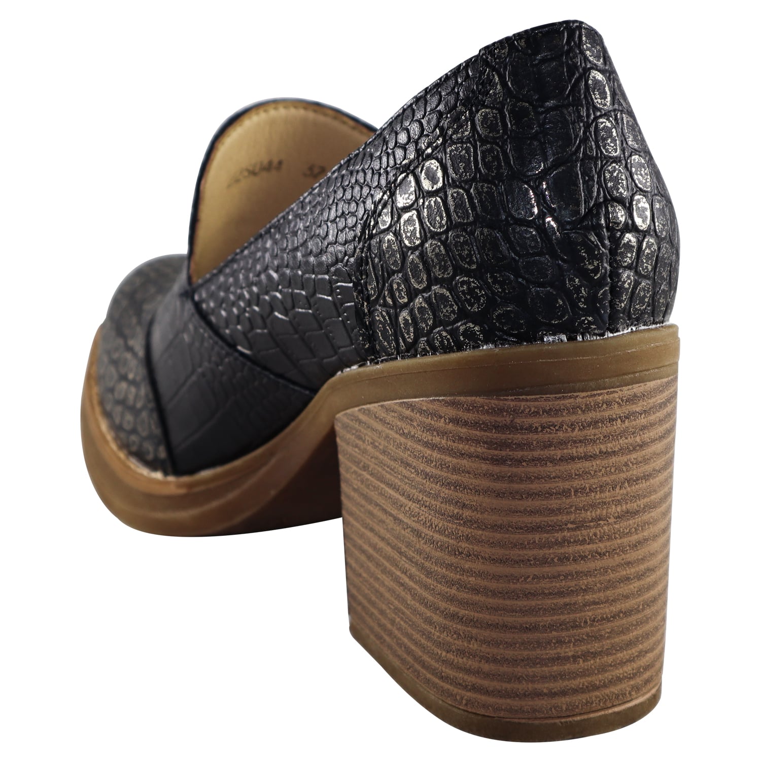 BOTIN ALTO CROCO SCALES NEGRO - 4