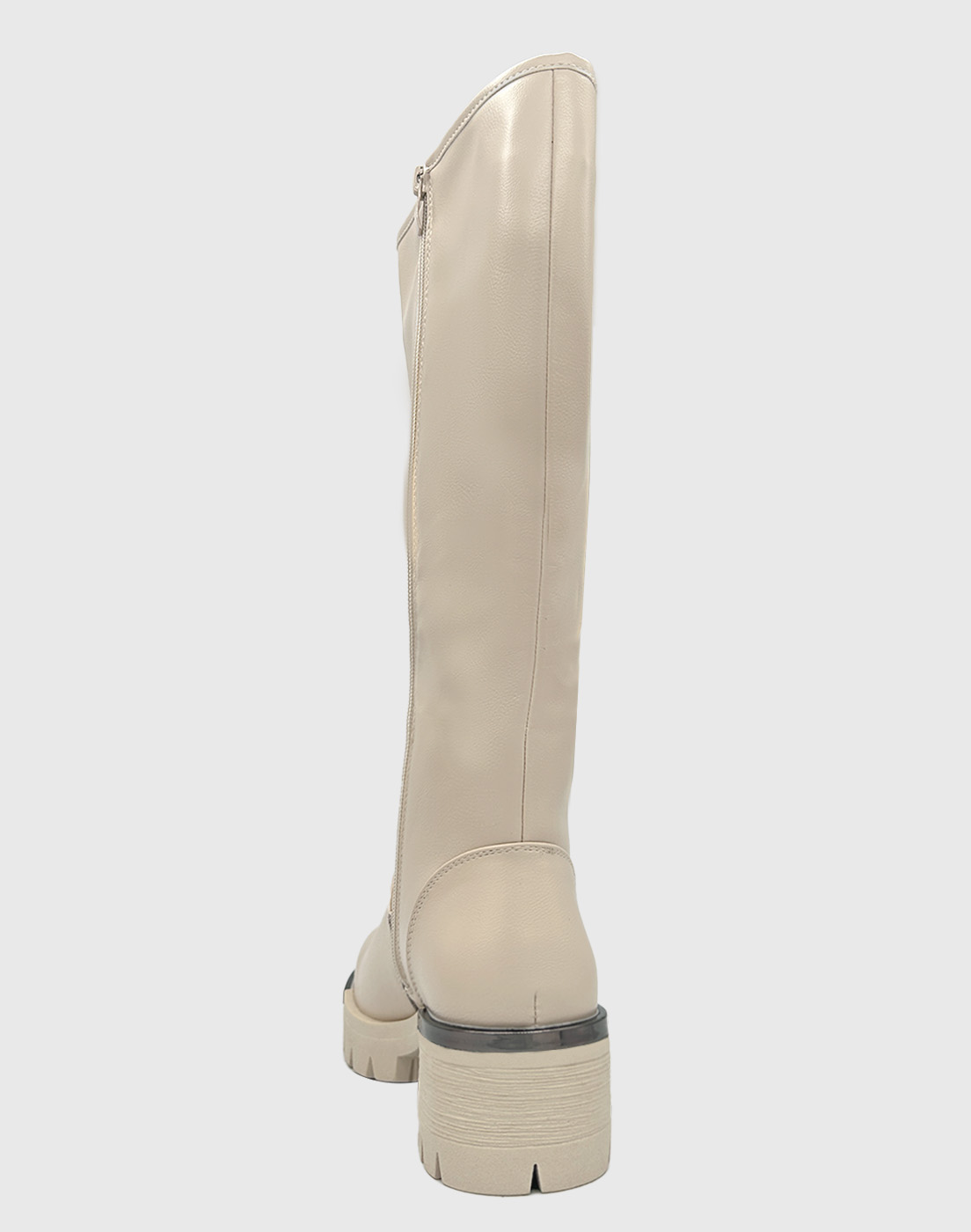 BOTA PARA MUJER BEIGE BAJO LA RODILLA LISA DANICOLLE - 4