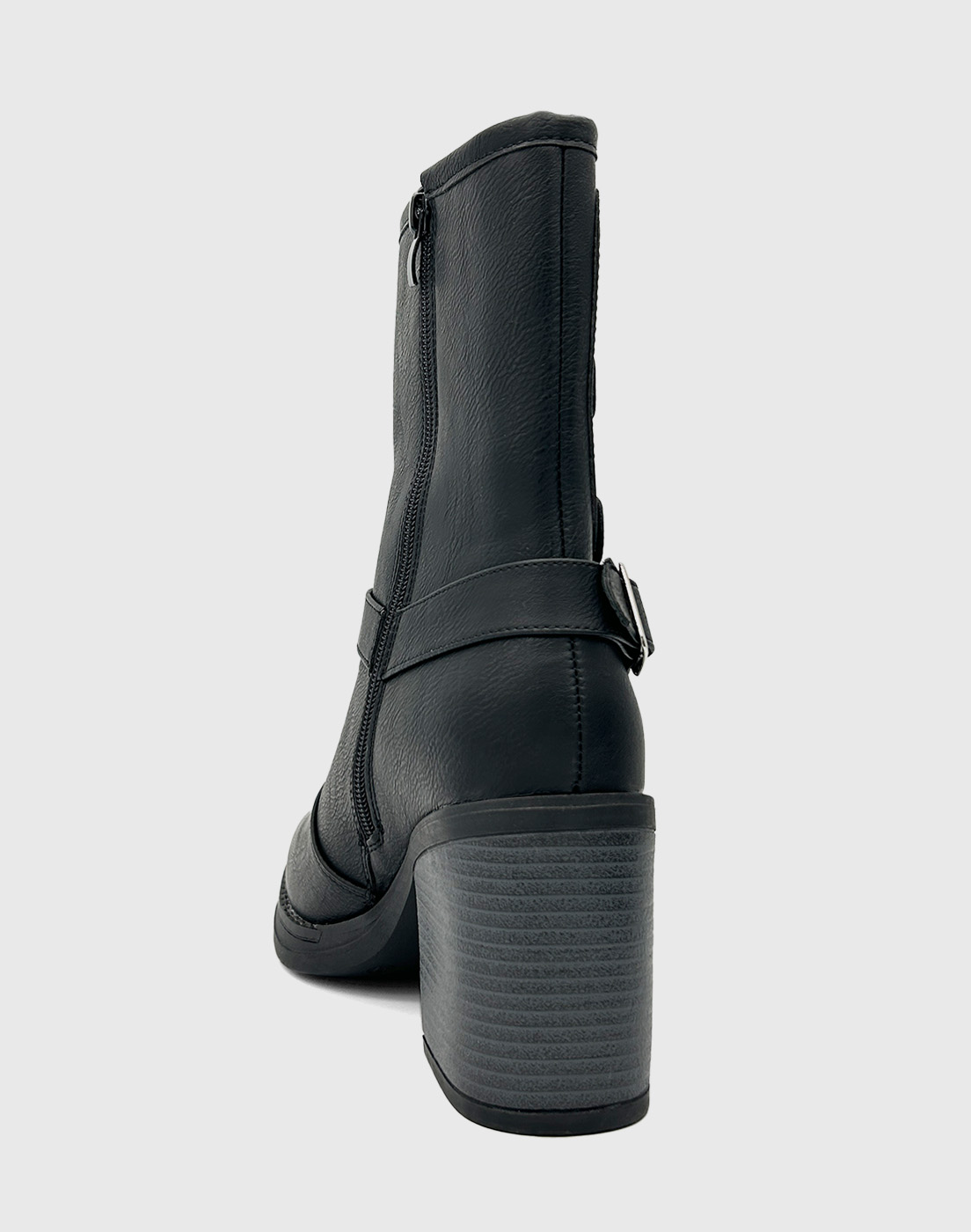 BOTA PARA MUJER, NEGRO, CUADRUPLE CORREA DANICOLLE - 4
