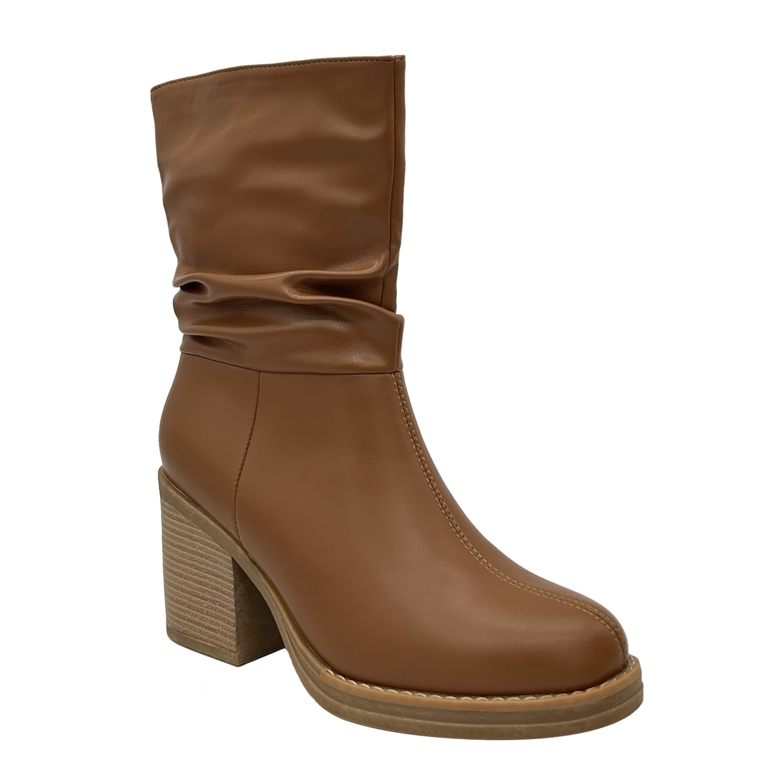 BOTA PARA MUJER, CAFÉ, MEDIA PANTORRILLA DANICOLLE - 1