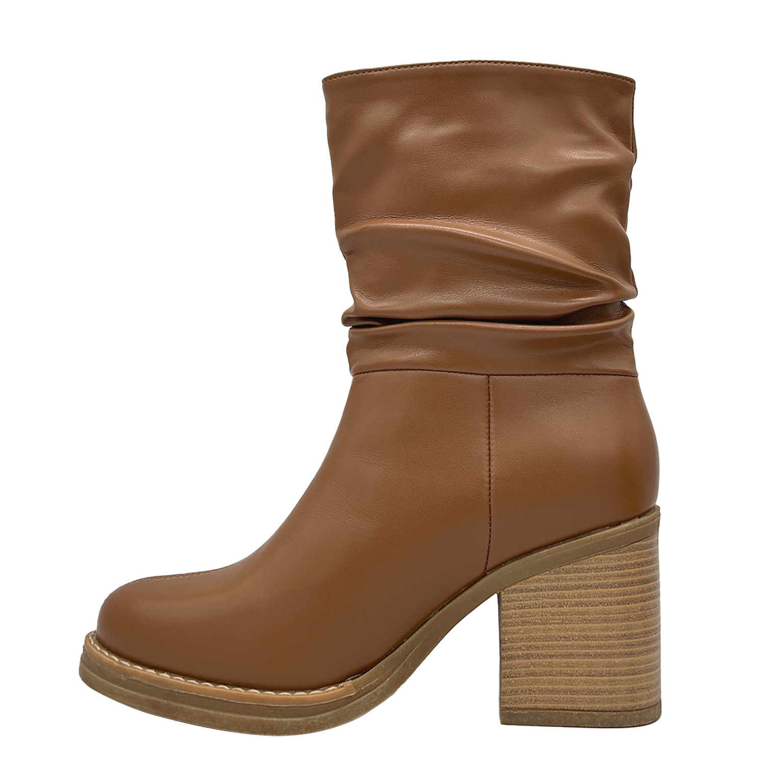 BOTA PARA MUJER, CAFÉ, MEDIA PANTORRILLA DANICOLLE - 3