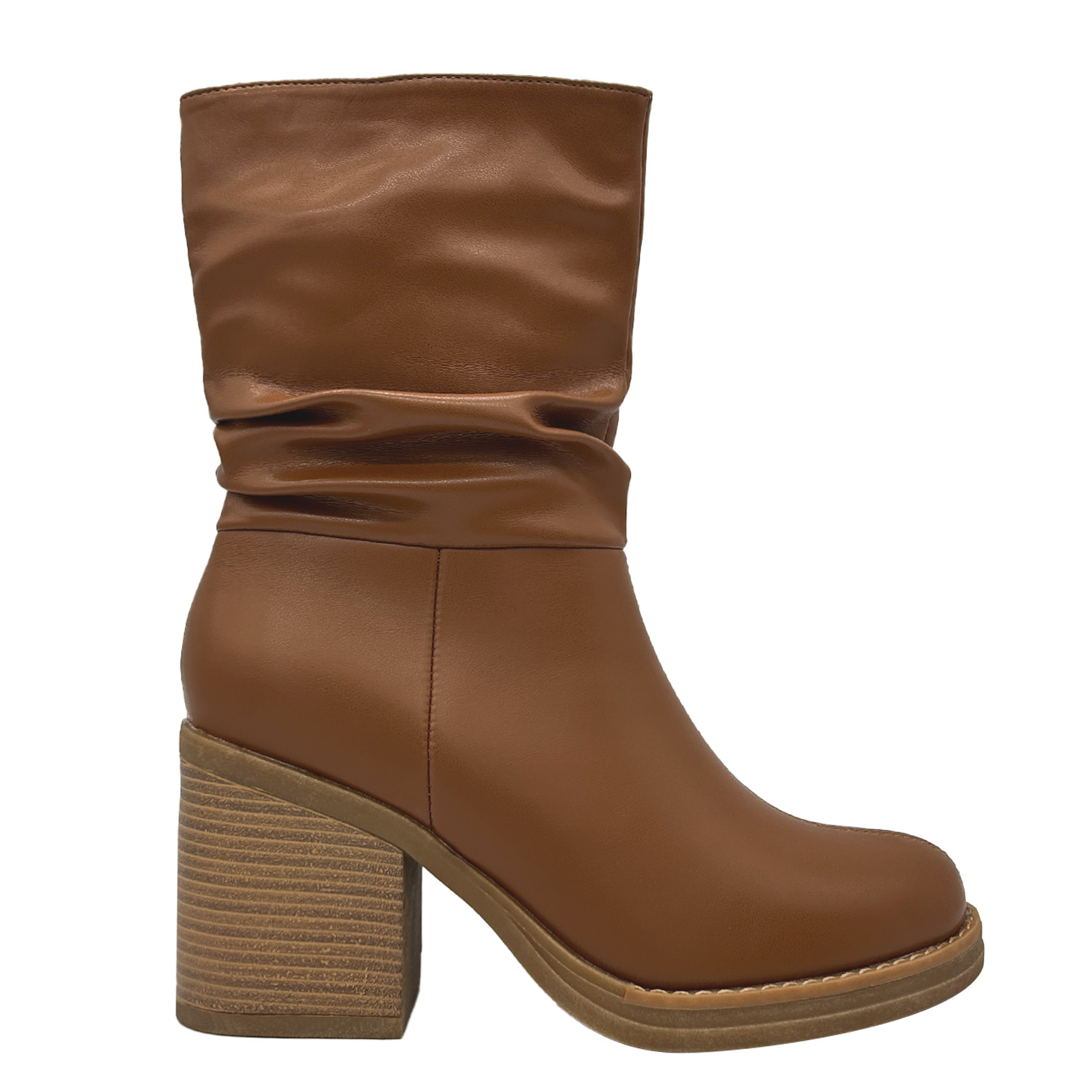 BOTA PARA MUJER, CAFÉ, MEDIA PANTORRILLA DANICOLLE - 5