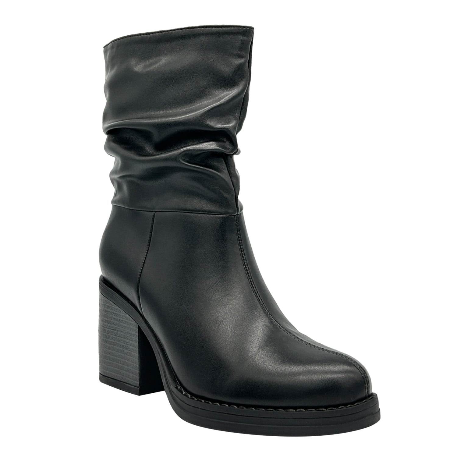 BOTA PARA MUJER, NEGRO, MEDIA PANTORRILLA DANICOLLE - 1