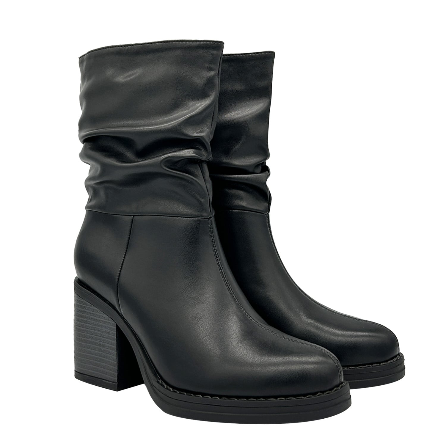 BOTA PARA MUJER, NEGRO, MEDIA PANTORRILLA DANICOLLE - 2
