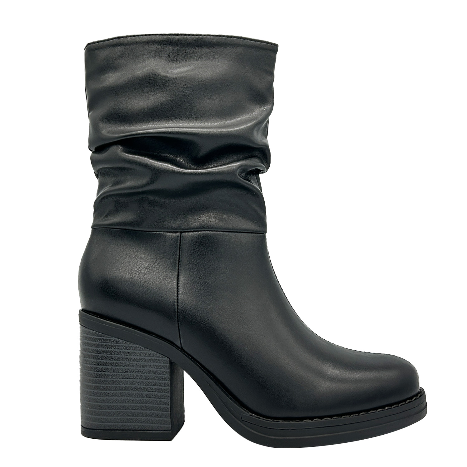 BOTA PARA MUJER, NEGRO, MEDIA PANTORRILLA DANICOLLE - 5