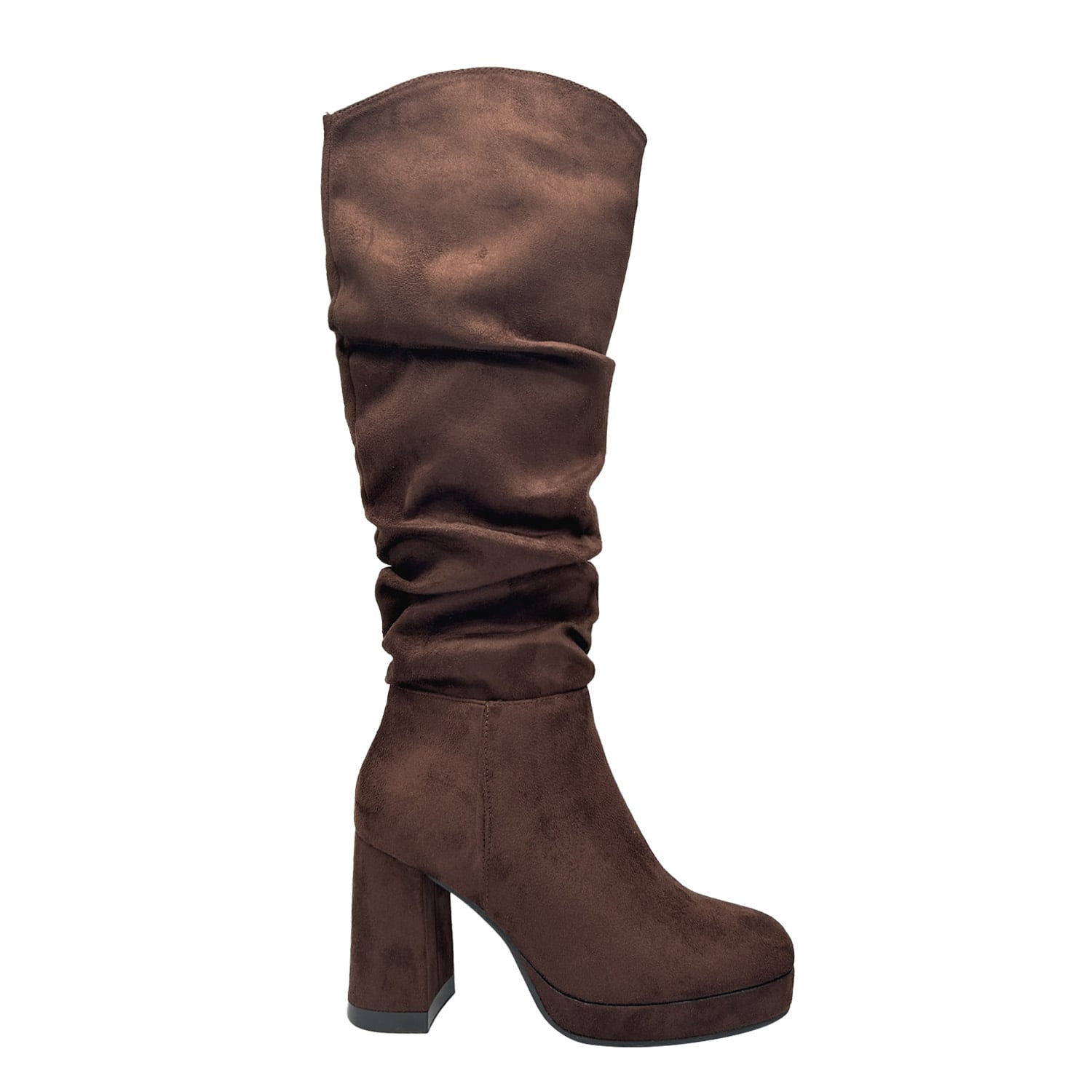 BOTA PARA MUJER COLOR NEGRO ESTILO CORRUGADO. - 1