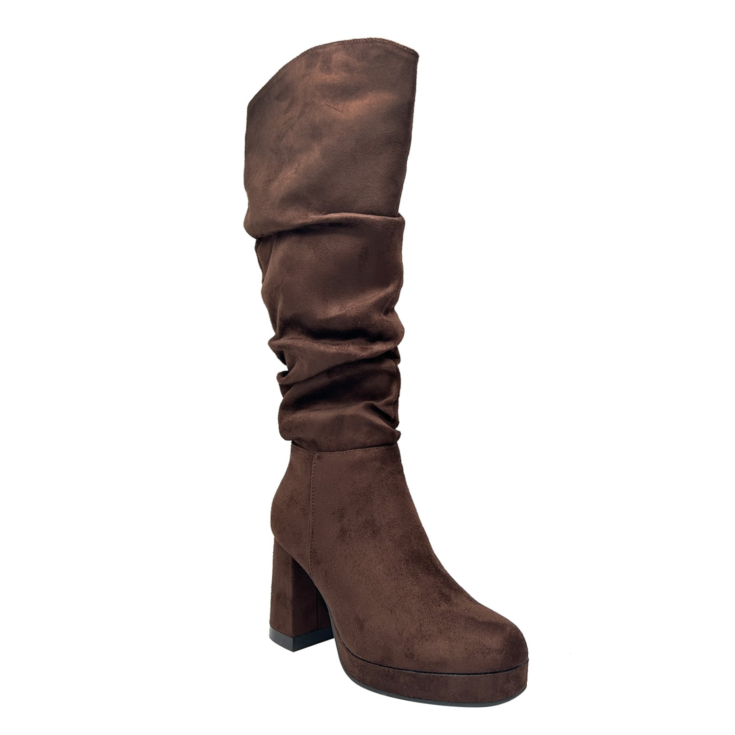 BOTA PARA MUJER COLOR NEGRO ESTILO CORRUGADO. - 3