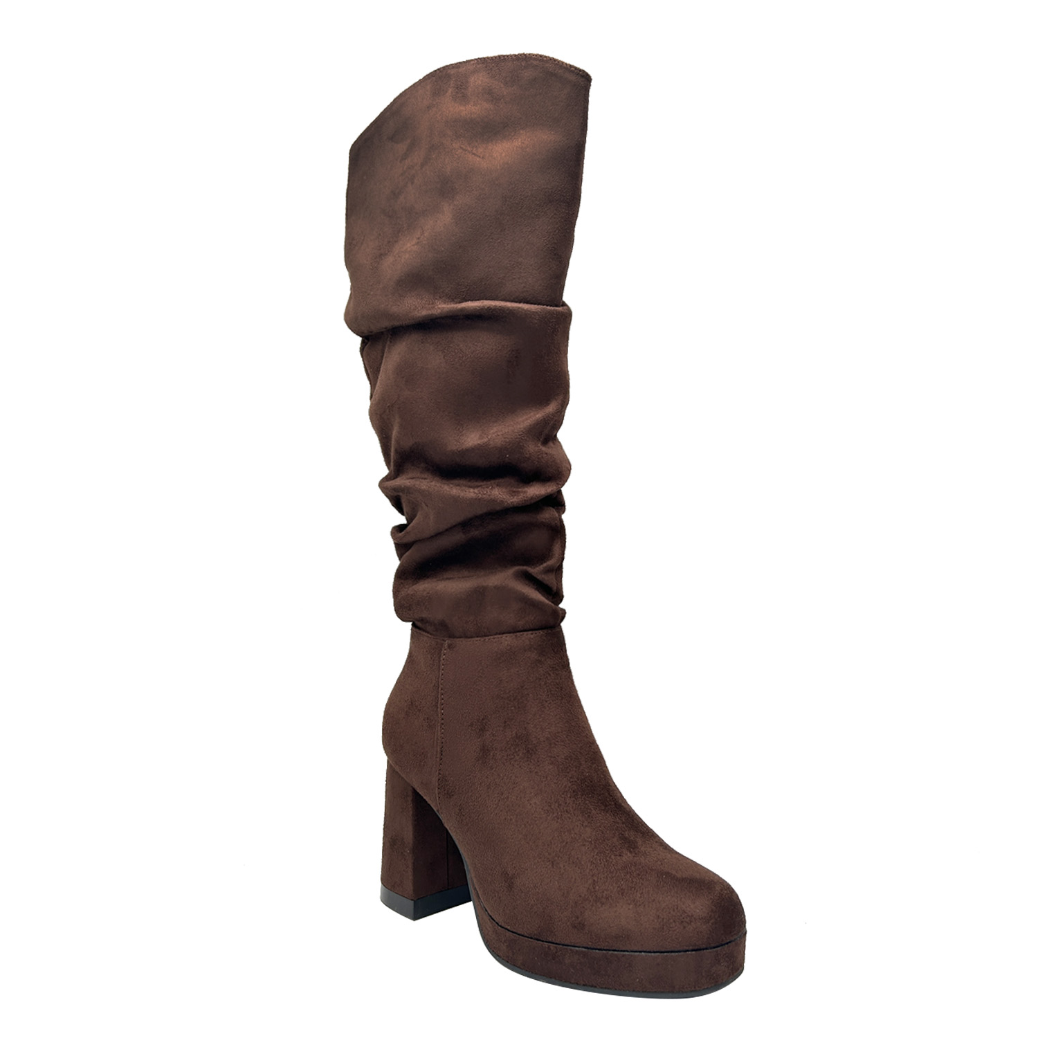 BOTA PARA MUJER COLOR NEGRO ESTILO CORRUGADO. - 3