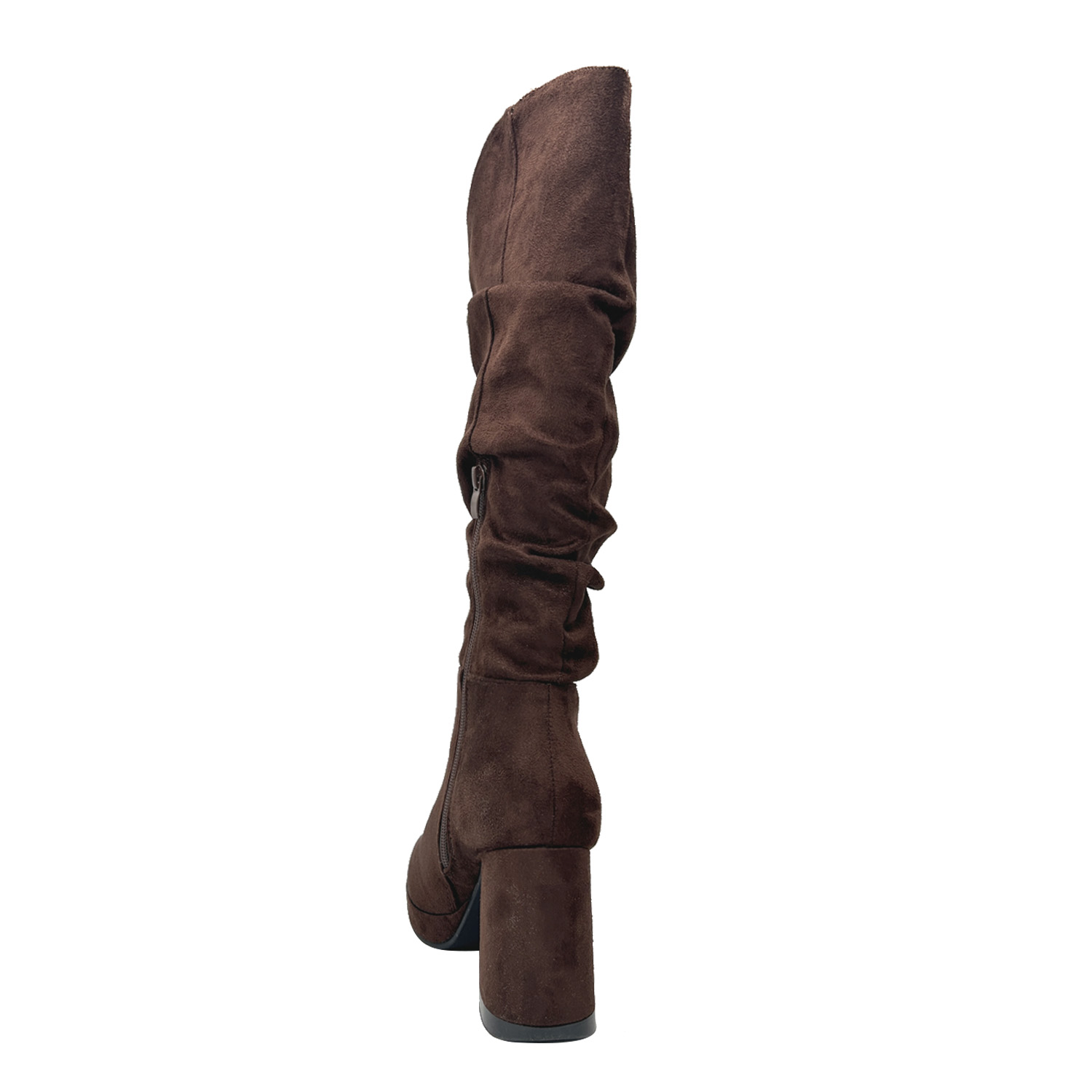 BOTA PARA MUJER COLOR NEGRO ESTILO CORRUGADO. - 4