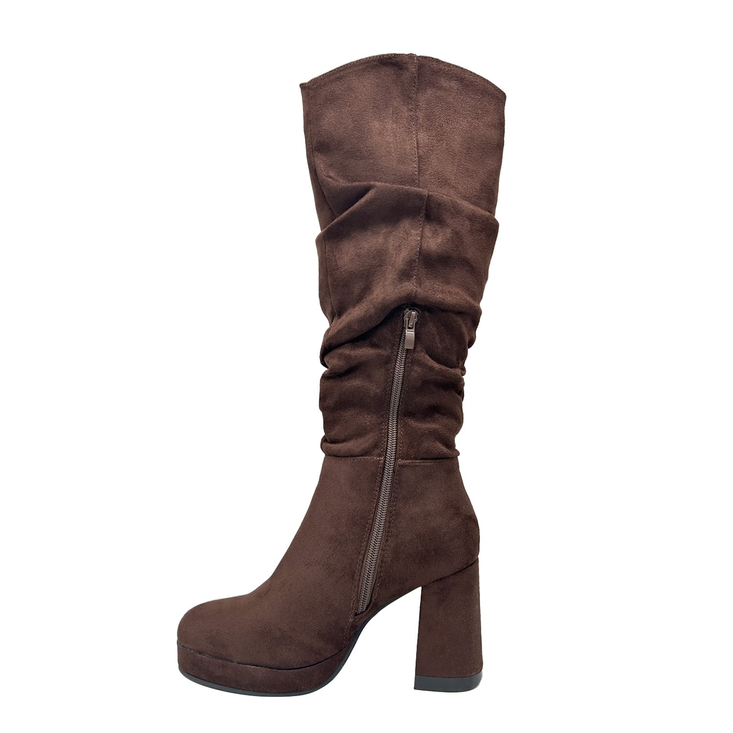 BOTA PARA MUJER COLOR NEGRO ESTILO CORRUGADO. - 5