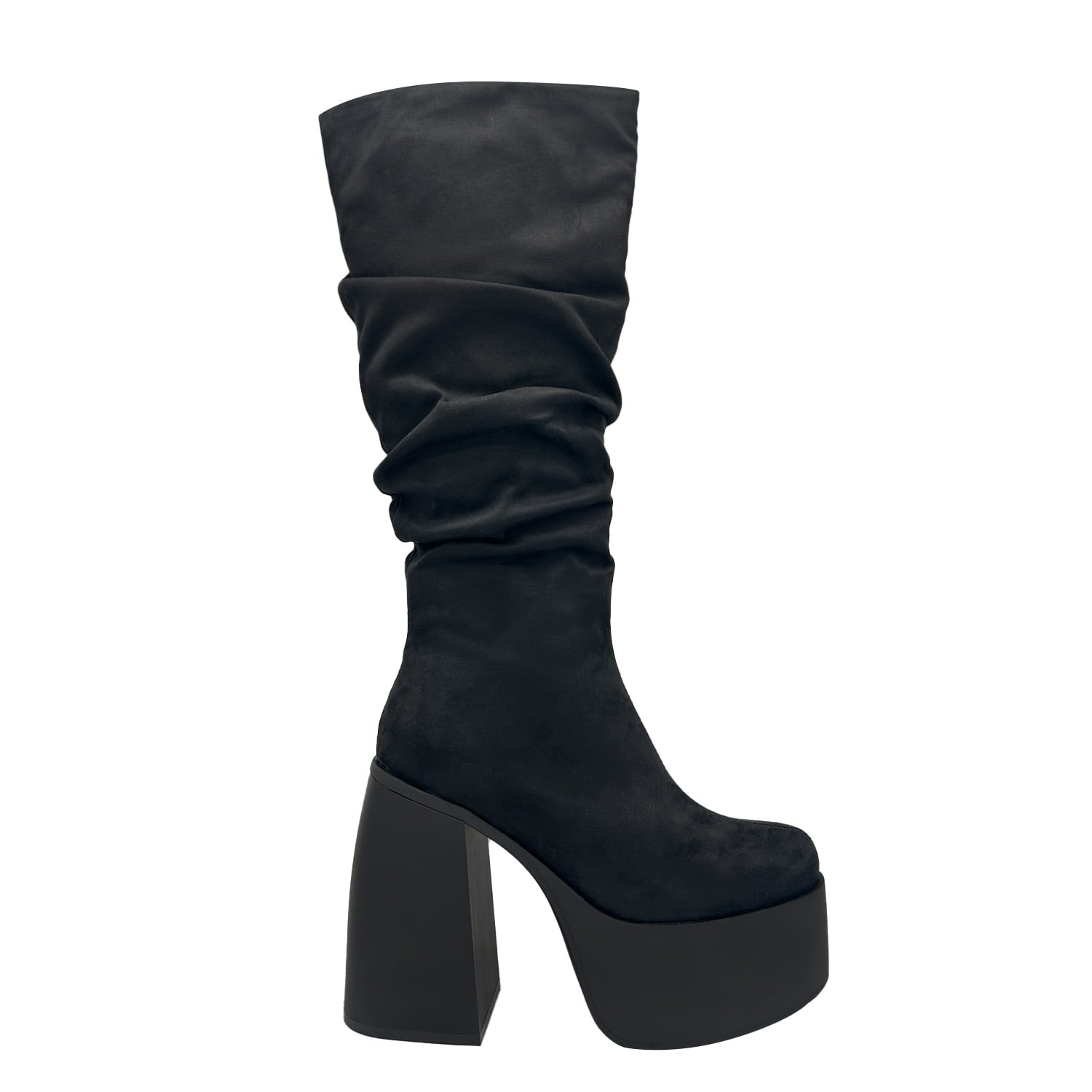 BOTA PARA MUJER ESTILO CORRUGADO Y PLATADORMA ALTA NEGRO DANICOLLE - 5