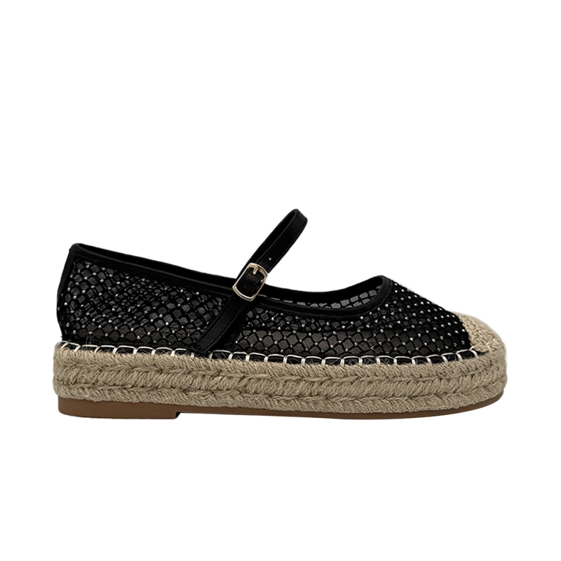 BALLERINA PARA MUJER YUTE NEGRO - 1