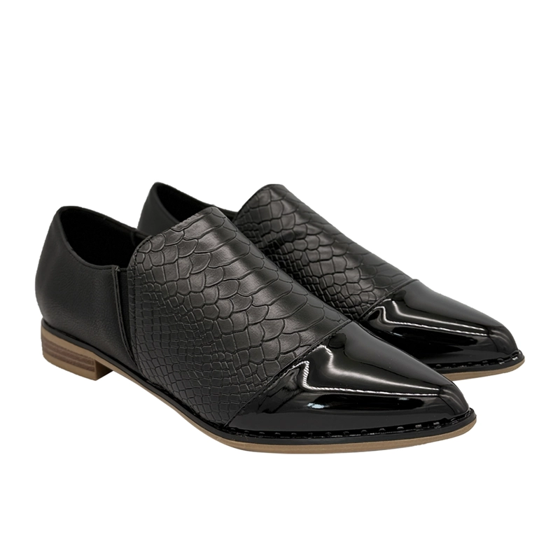 ZAPATO PARA MUJER CROCO NEGRO DANICOLLE - 3