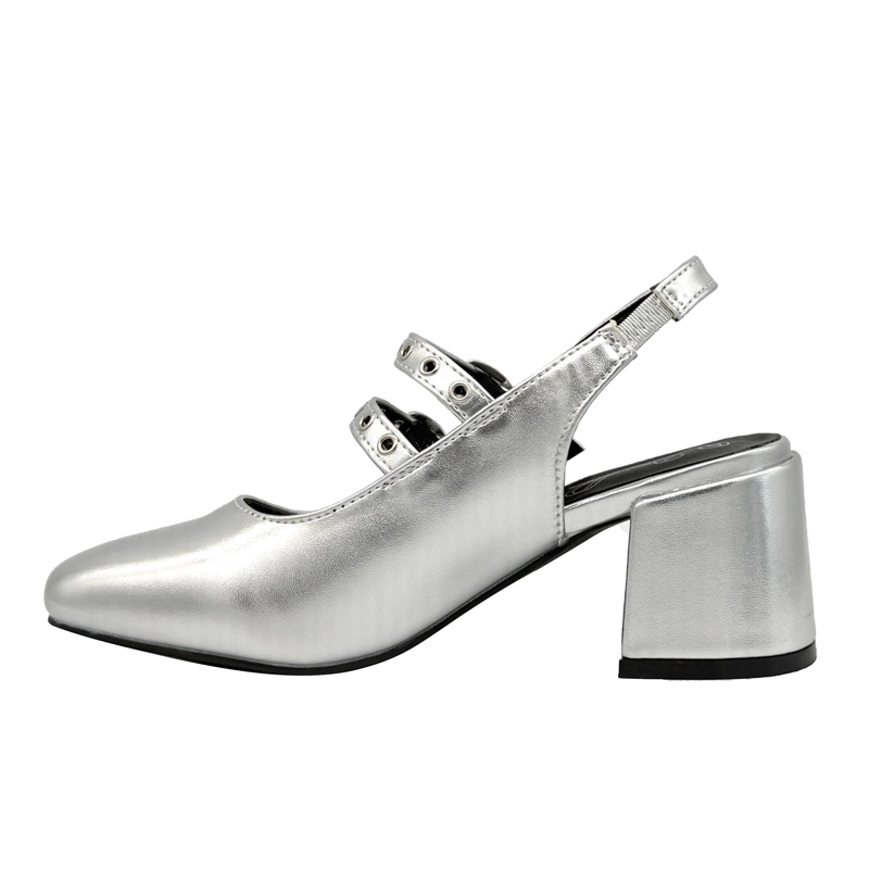 ZAPATO PARA MUJER CON CORREAS PLATEADO DANICOLLE - 5