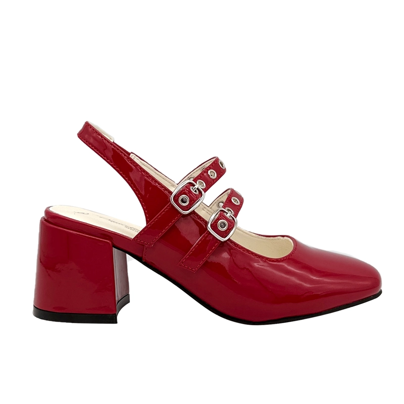 ZAPATO PARA MUJER CON CORREAS ROJO DANICOLLE - 1