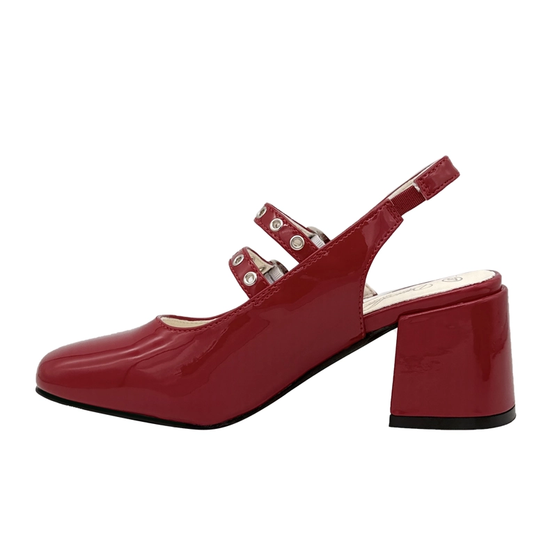 ZAPATO PARA MUJER CON CORREAS ROJO DANICOLLE - 5