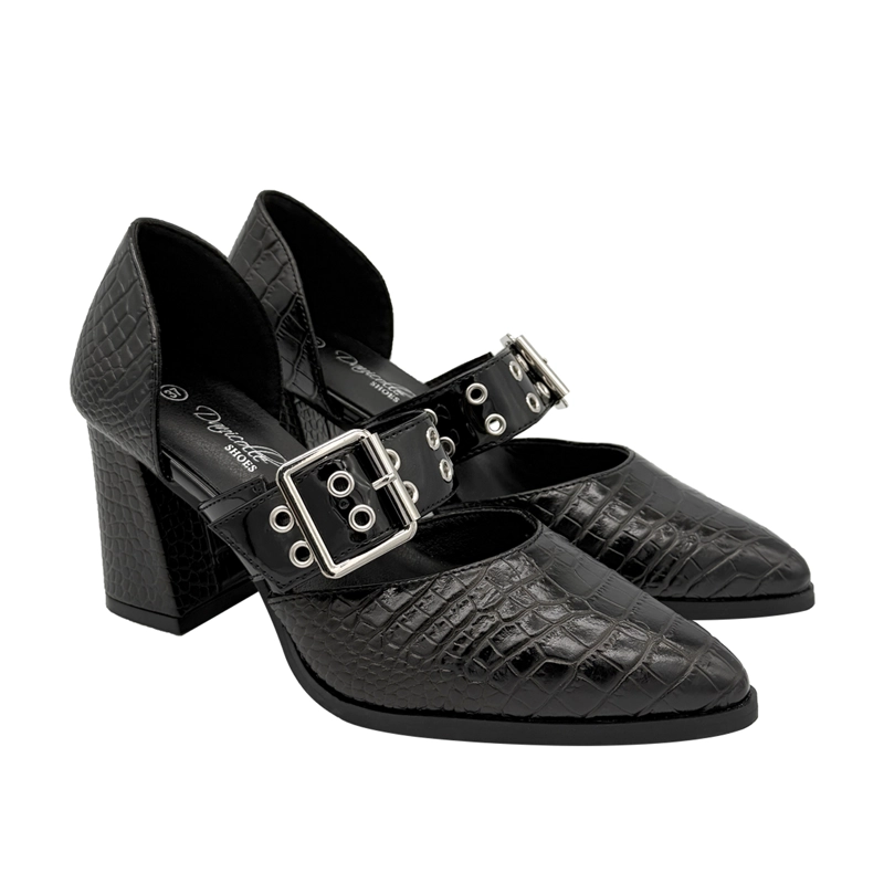 ZAPATO PARA MUJER PUNTIAGUDO NEGRO DANICOLLE - 2