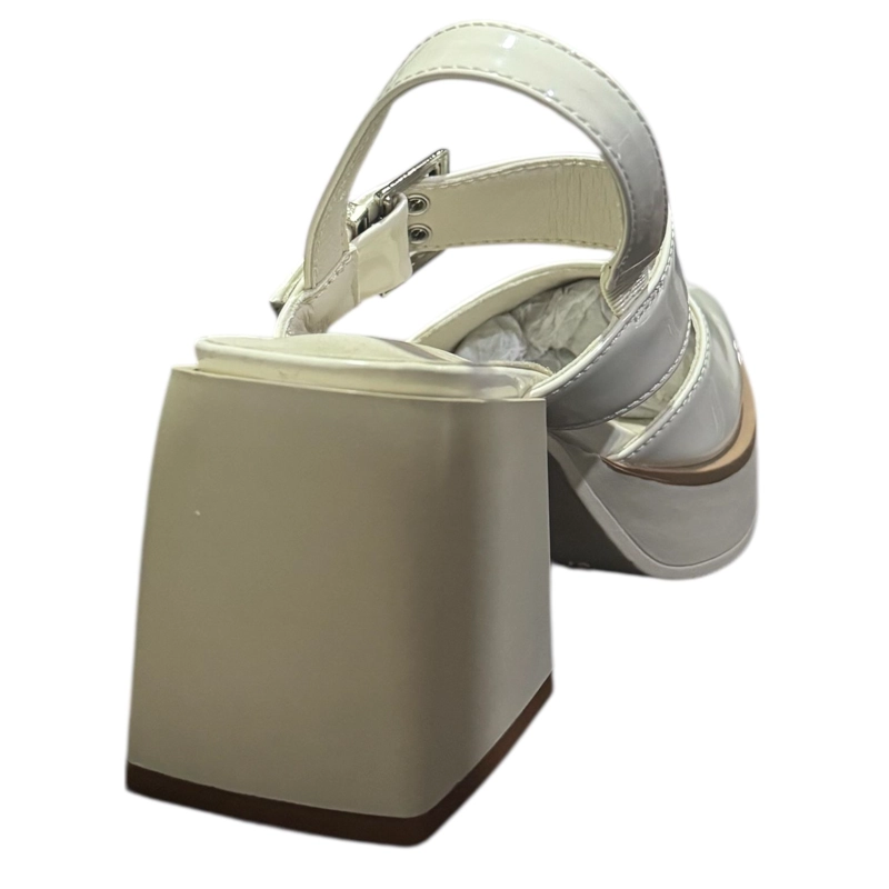 ZAPATO PARA MUJER TACO GRUESO BLANCO DANICOLLE - 3
