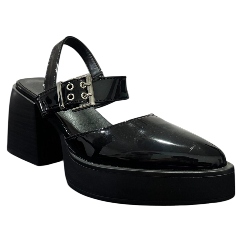 ZAPATO PARA MUJER TACO GRUESO NEGRO DANICOLLE - 2